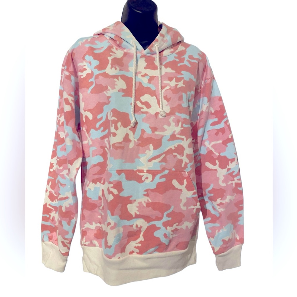 Kylie Jenner Pink “Candy” Camo Hoodie NWOT size S Tik Tok Famous, barbiecore - Picture 2 of 11